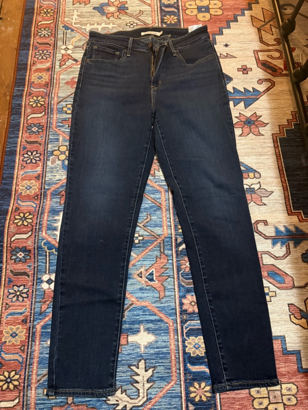 Dark Blue Levi’s 721 Women's Stretch Skinny Jeans